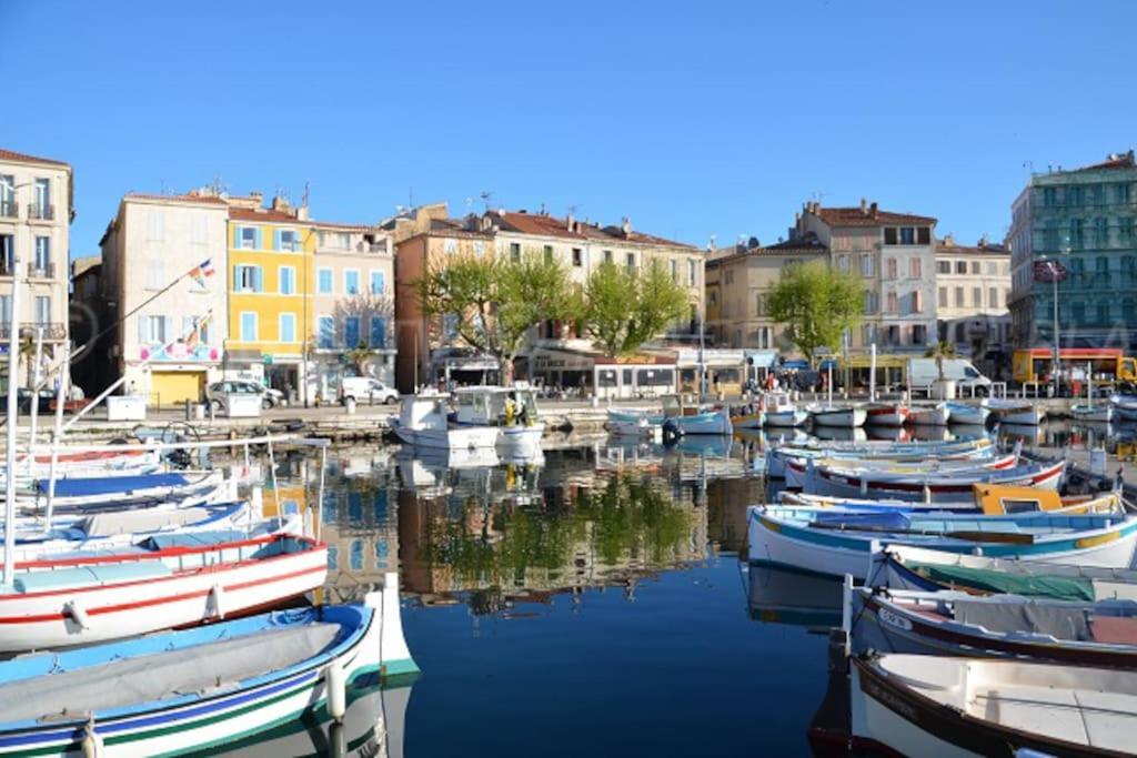 Blue Summer Vibes Duplex Studio For 4P, Ac, Sea View, Parking, Beach At 50M, Spa Access -3 La Ciotat Dış mekan fotoğraf