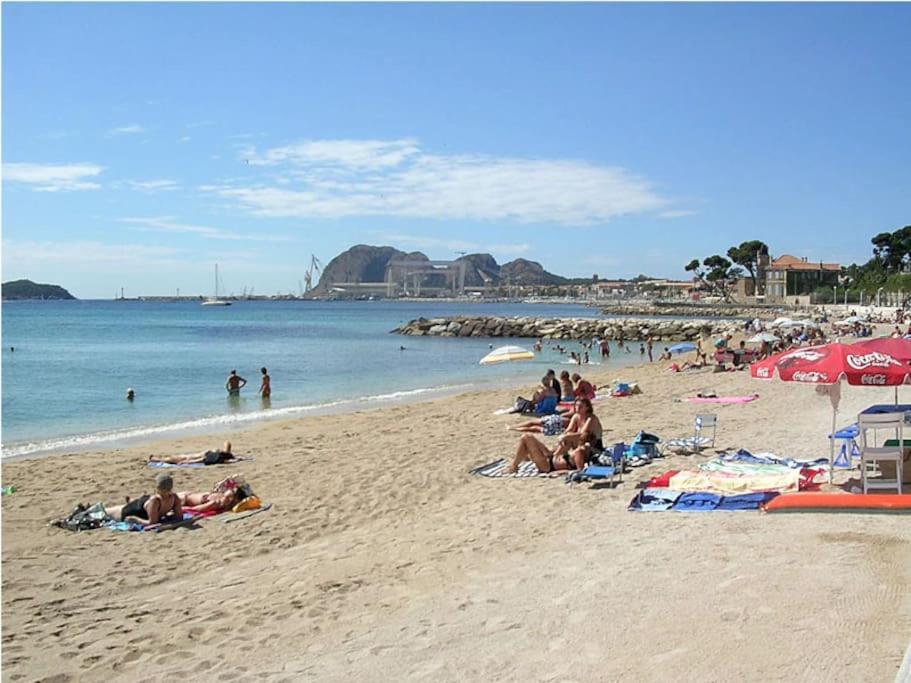 Blue Summer Vibes Duplex Studio For 4P, Ac, Sea View, Parking, Beach At 50M, Spa Access -3 La Ciotat Dış mekan fotoğraf